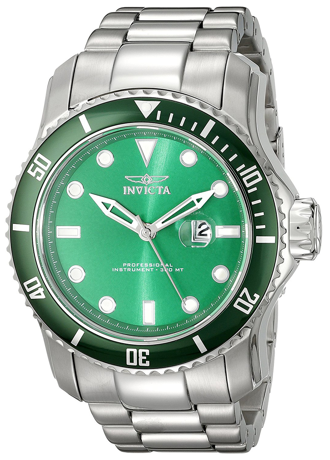 Invicta Pro Diver Herrklocka 20096 Grön/Stål Ø48 mm - Invicta