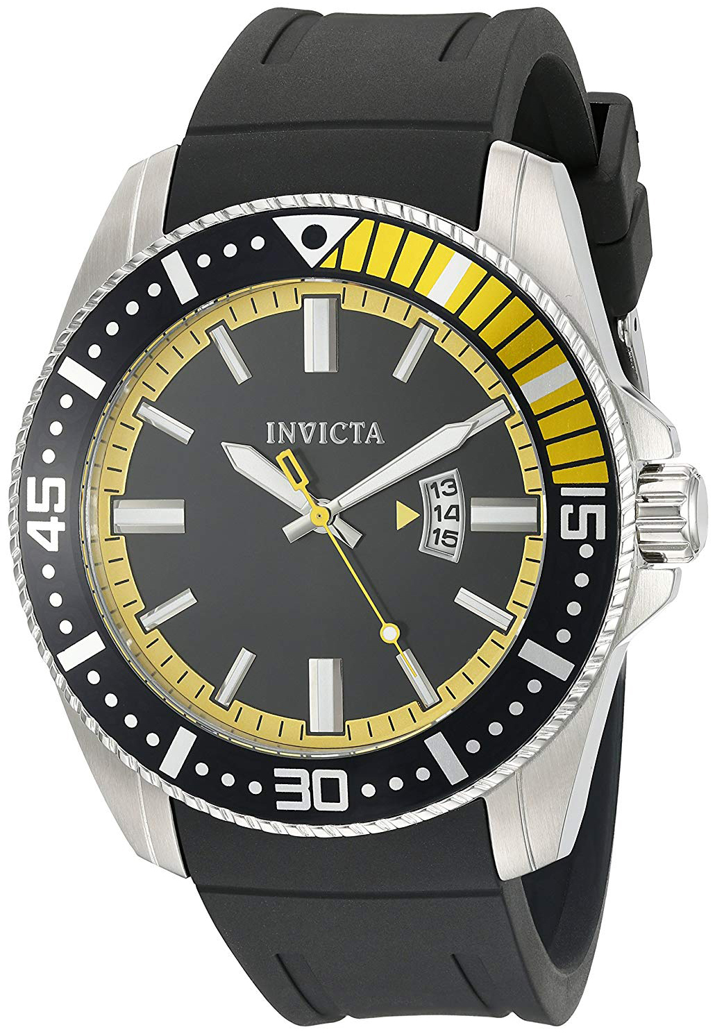 Invicta Herrklocka 21444 Pro Diver Svart/Gummi Ø48 mm - Invicta