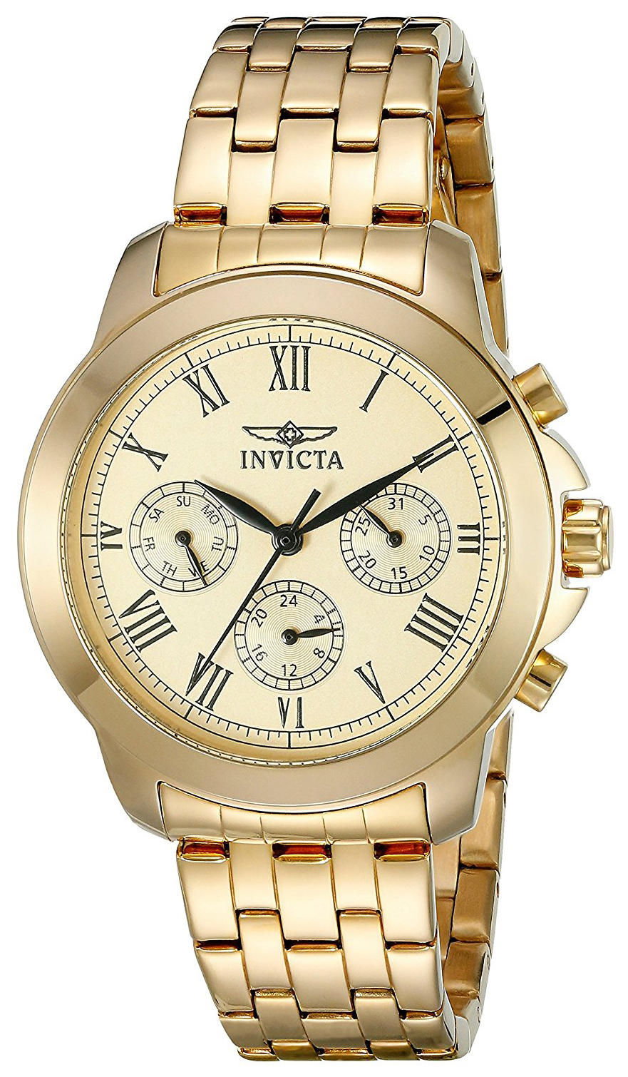 Invicta Damklocka 21654 Specialty Guld/Gulguldtonat stål Ø36 mm - Invicta