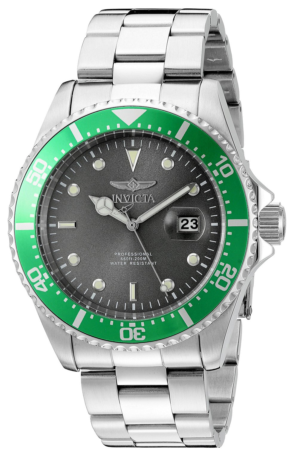 Invicta Herrklocka 22021 Pro Diver Gr&aring;/St&aring;l &Oslash;43 mm