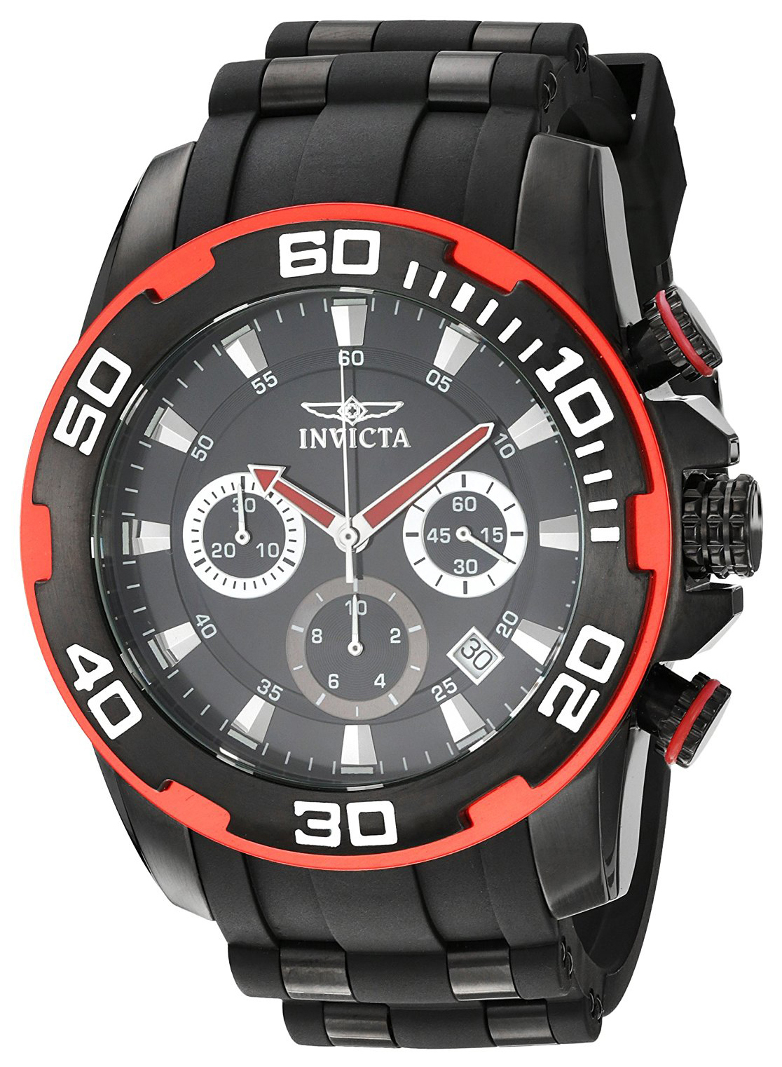 Invicta Pro Diver Herrklocka 22310 Svart/Stål Ø50 mm - Invicta