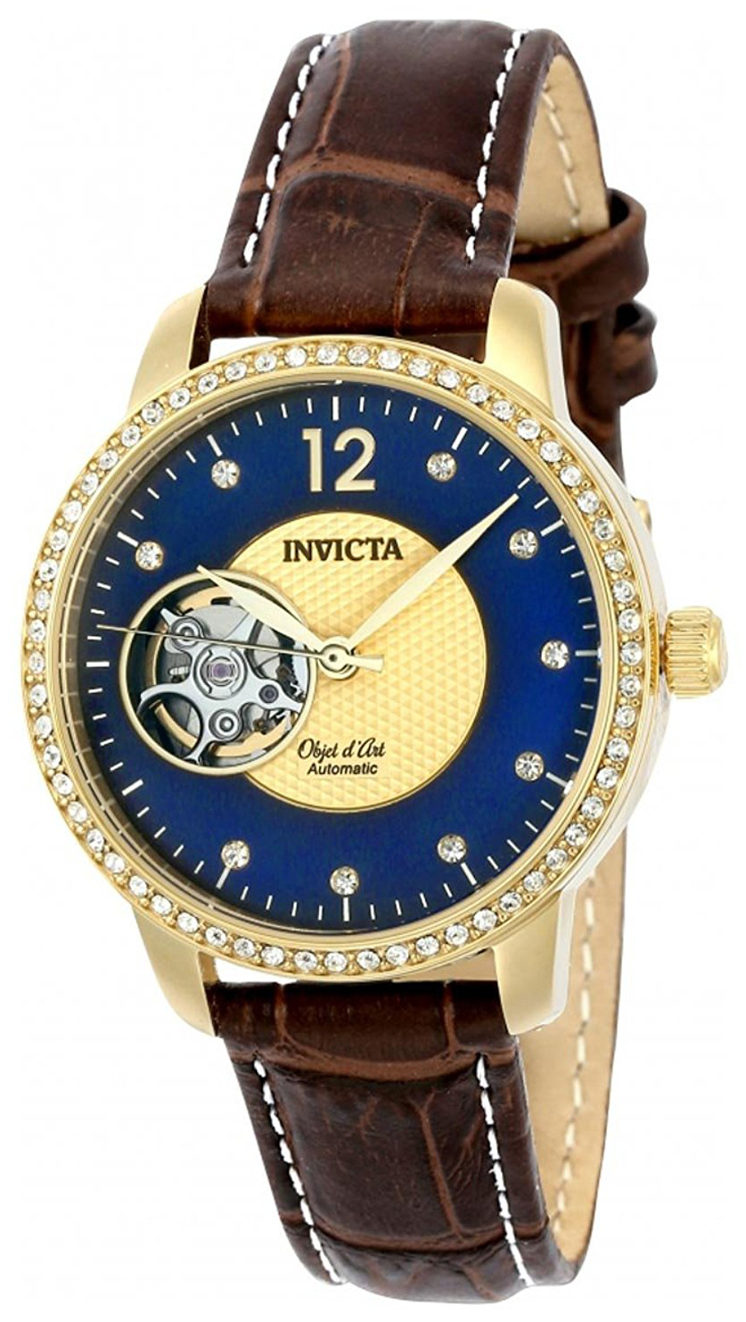 Invicta 99999 Damklocka 22621 Flerfärgad/Läder Ø34 mm - Invicta