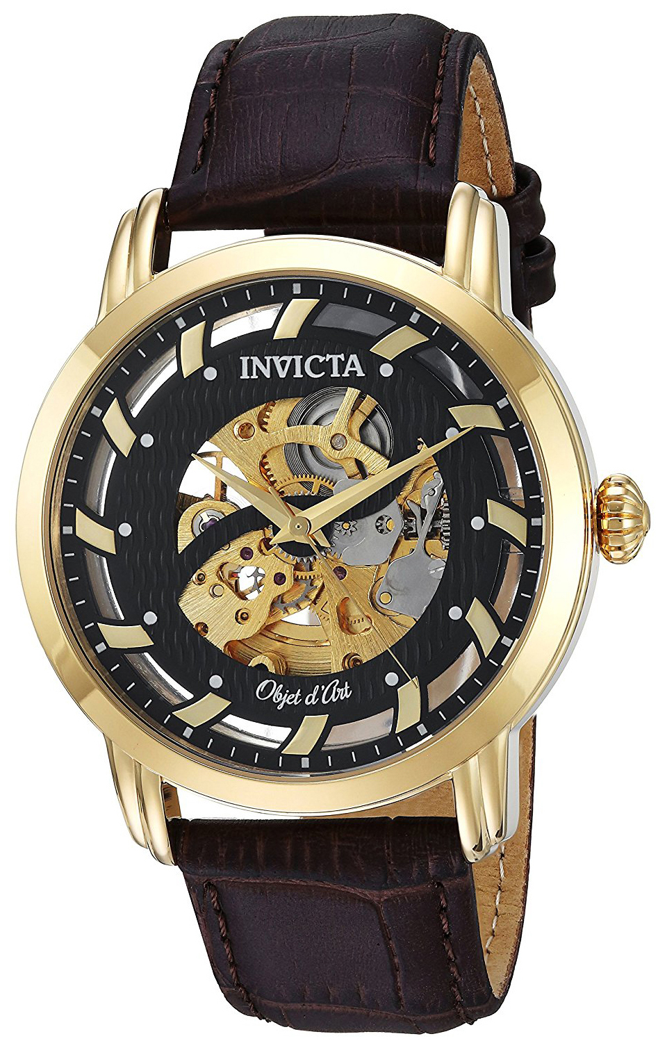 Invicta 99999 Herrklocka 22634 Svart/Läder Ø44 mm - Invicta