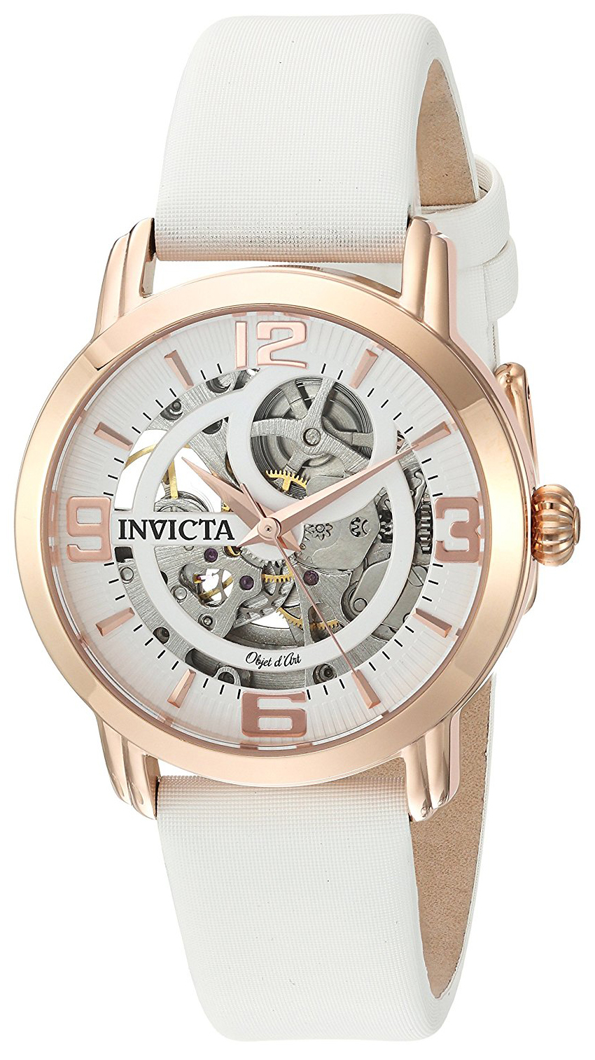 Invicta 99999 Damklocka 22655 Vit/Satin Ø37 mm - Invicta