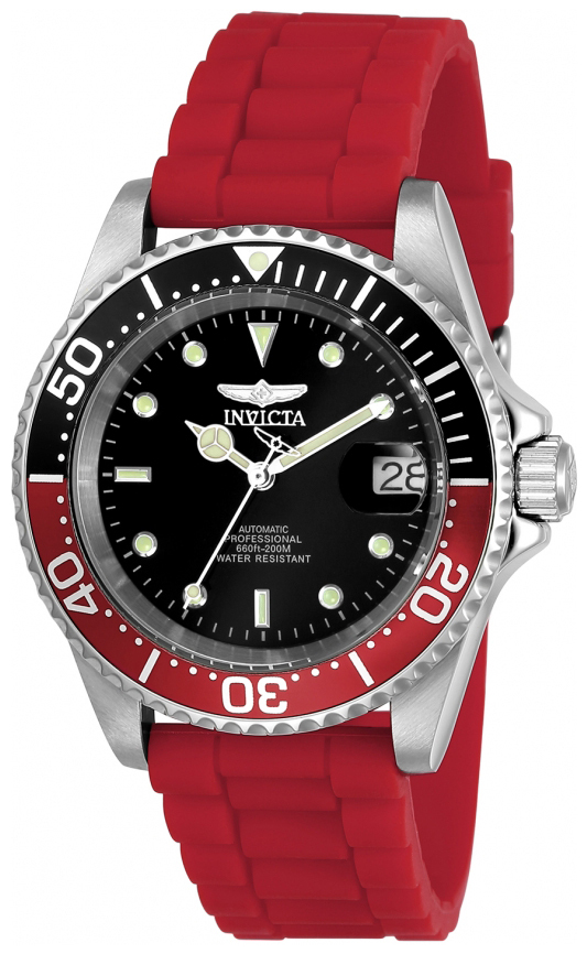 Invicta Pro Diver Herrklocka 23680 Svart/Gummi Ø39 mm - Invicta