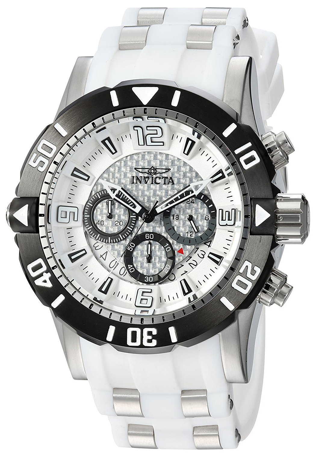 Invicta Pro Diver Herrklocka 23697 Silverfärgad/Stål Ø50 mm - Invicta