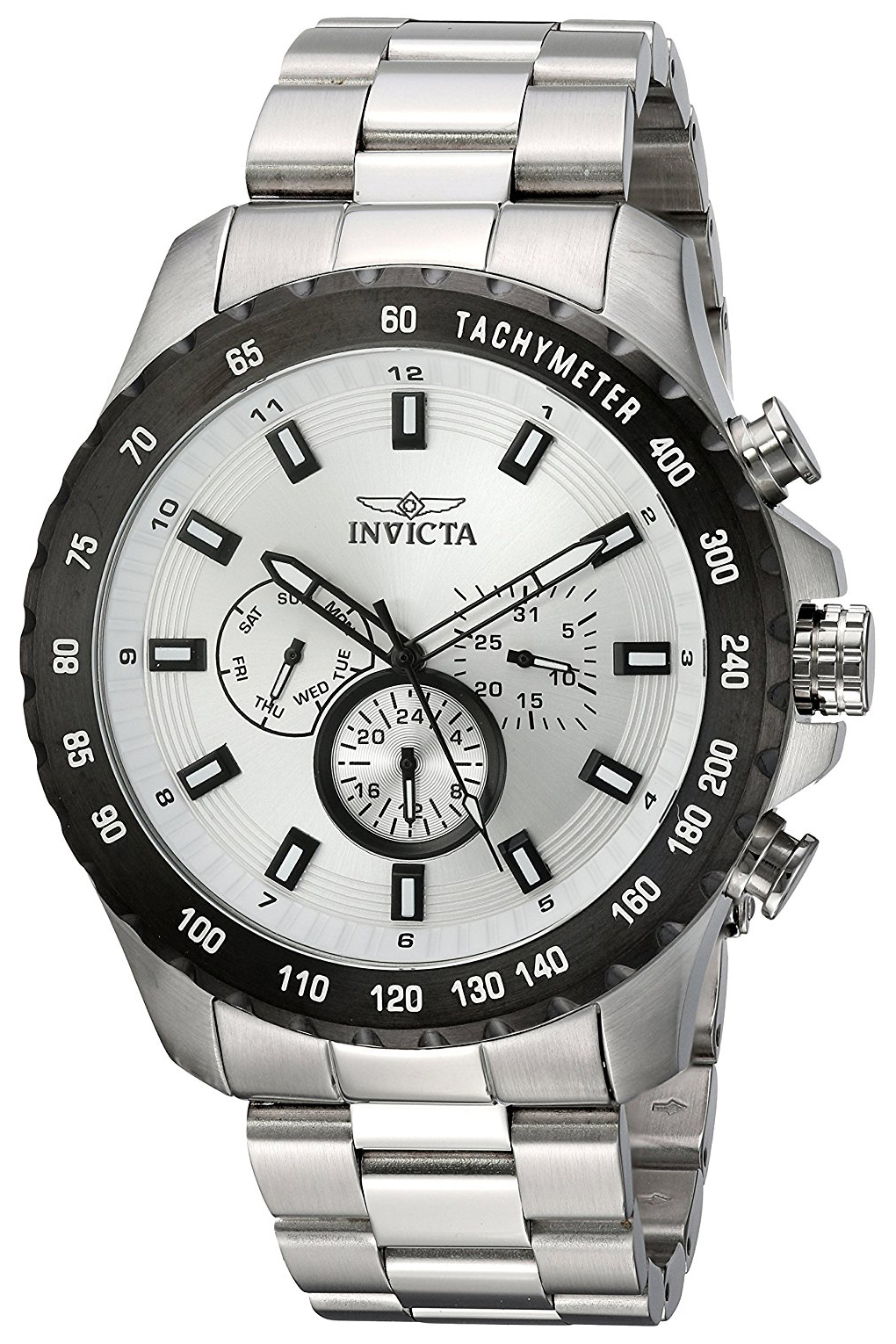 Invicta Herrklocka 24211 Speedway Silverfärgad/Stål Ø48 mm - Invicta