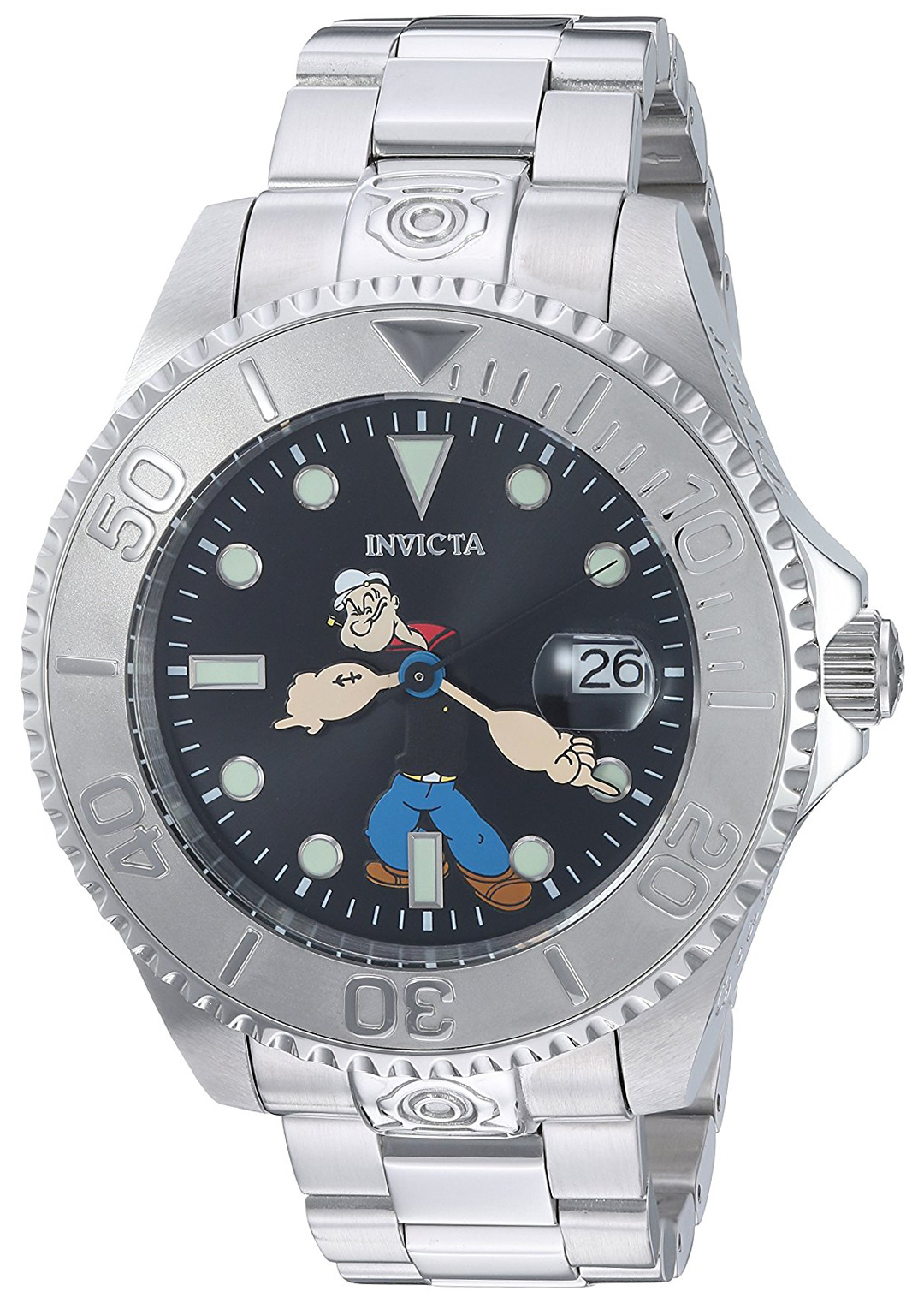 Invicta 99999 Herrklocka 24470 Svart/Stål Ø47 mm - Invicta