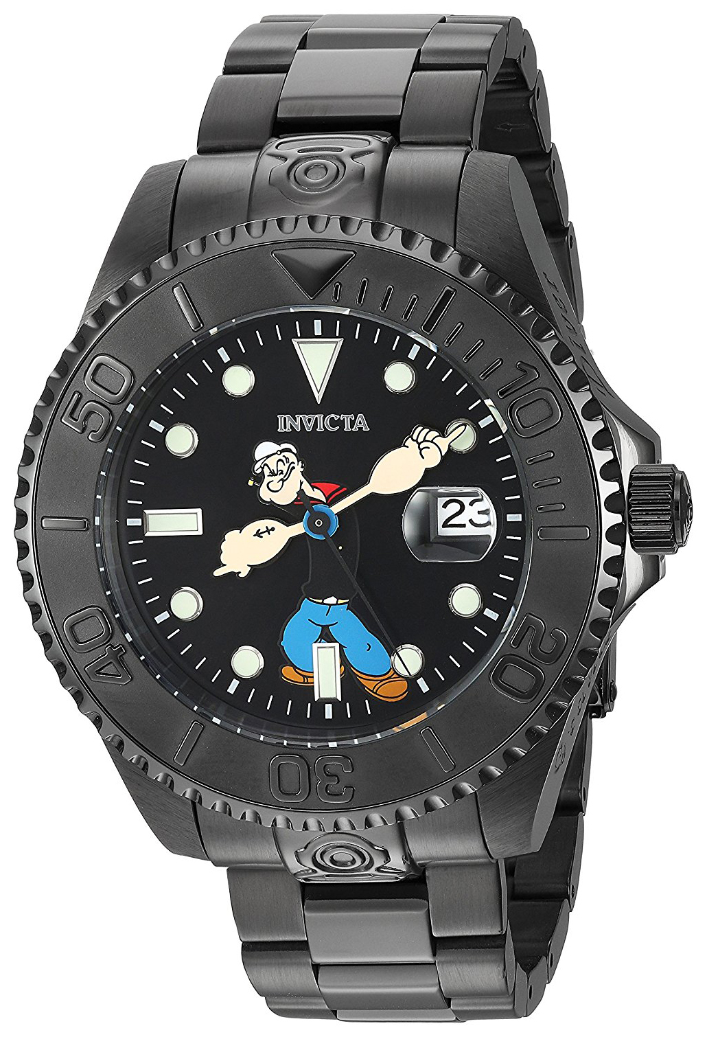 Invicta 99999 Herrklocka 24471 Svart/Stål Ø47 mm - Invicta