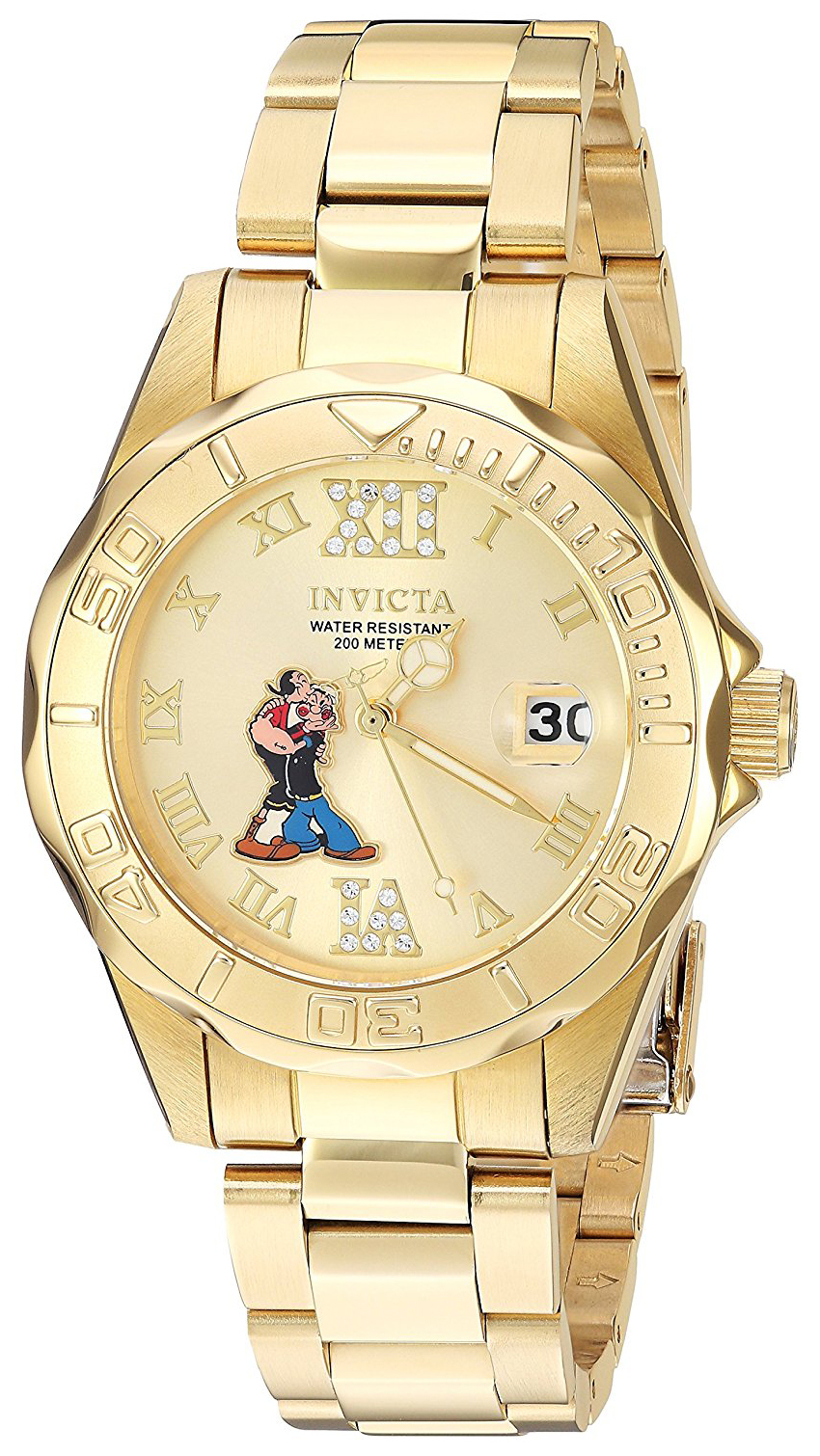 Invicta 99999 Damklocka 24473 Gulguldstonad/Gulguldtonat stål Ø38 mm - Invicta