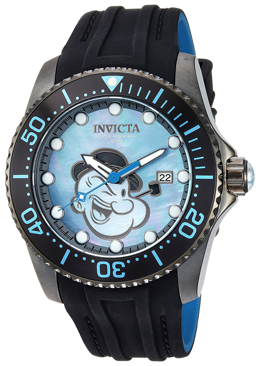 Invicta 99999 Herrklocka 24475 Blå/Gummi Ø47 mm - Invicta