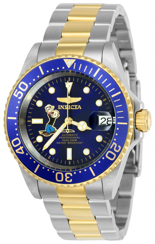 Invicta 99999 Herrklocka 24487 Blå/Gulguldtonat stål Ø40 mm - Invicta