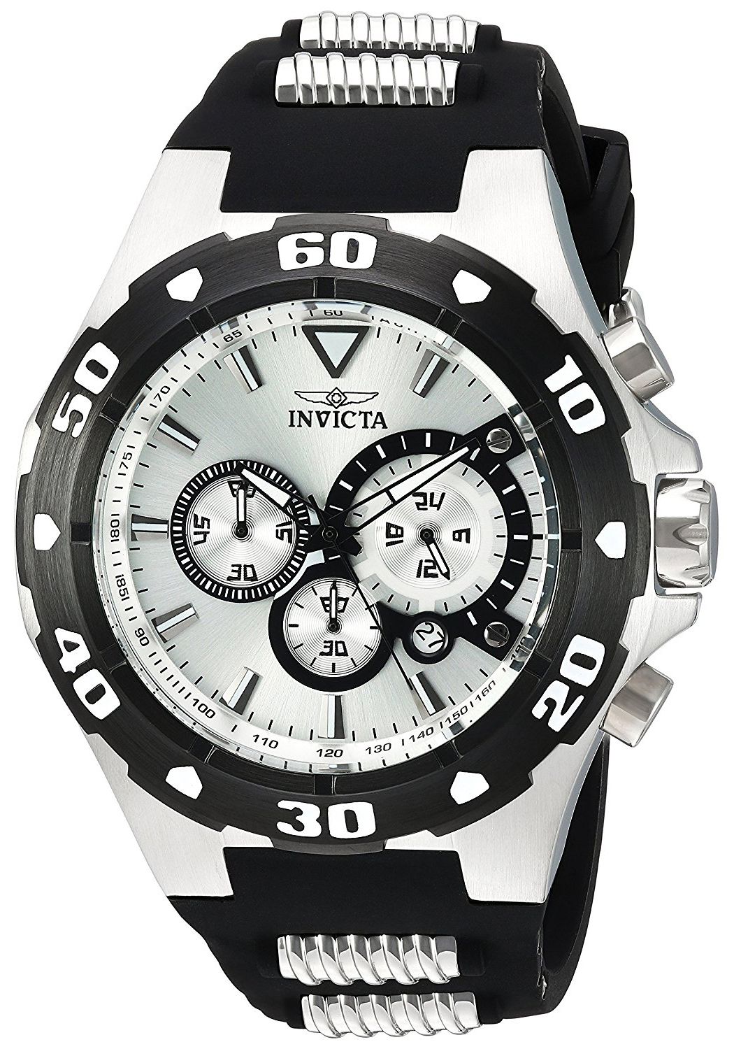 Invicta Pro Diver Herrklocka 24678 Silverfärgad/Stål Ø52 mm - Invicta