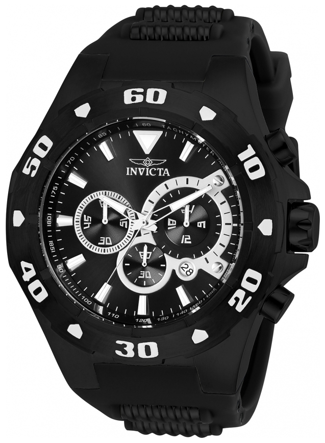 Invicta Pro Diver Herrklocka 24684 Svart/Stål Ø52 mm - Invicta