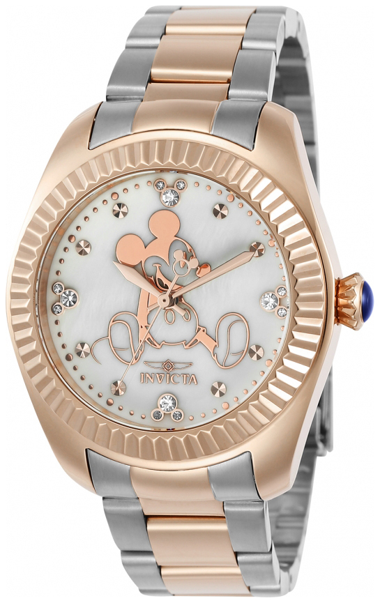 Invicta 99999 Damklocka 24916 Vit/Roséguldstonat stål Ø40 mm - Invicta