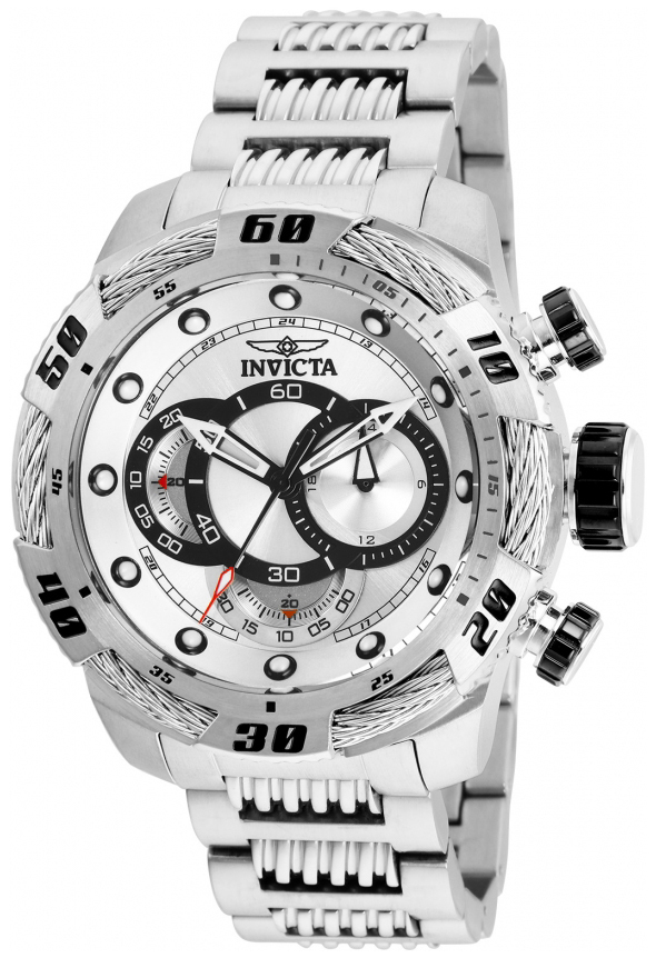 Invicta Herrklocka 25479 Speedway Silverfärgad/Stål Ø50 mm - Invicta