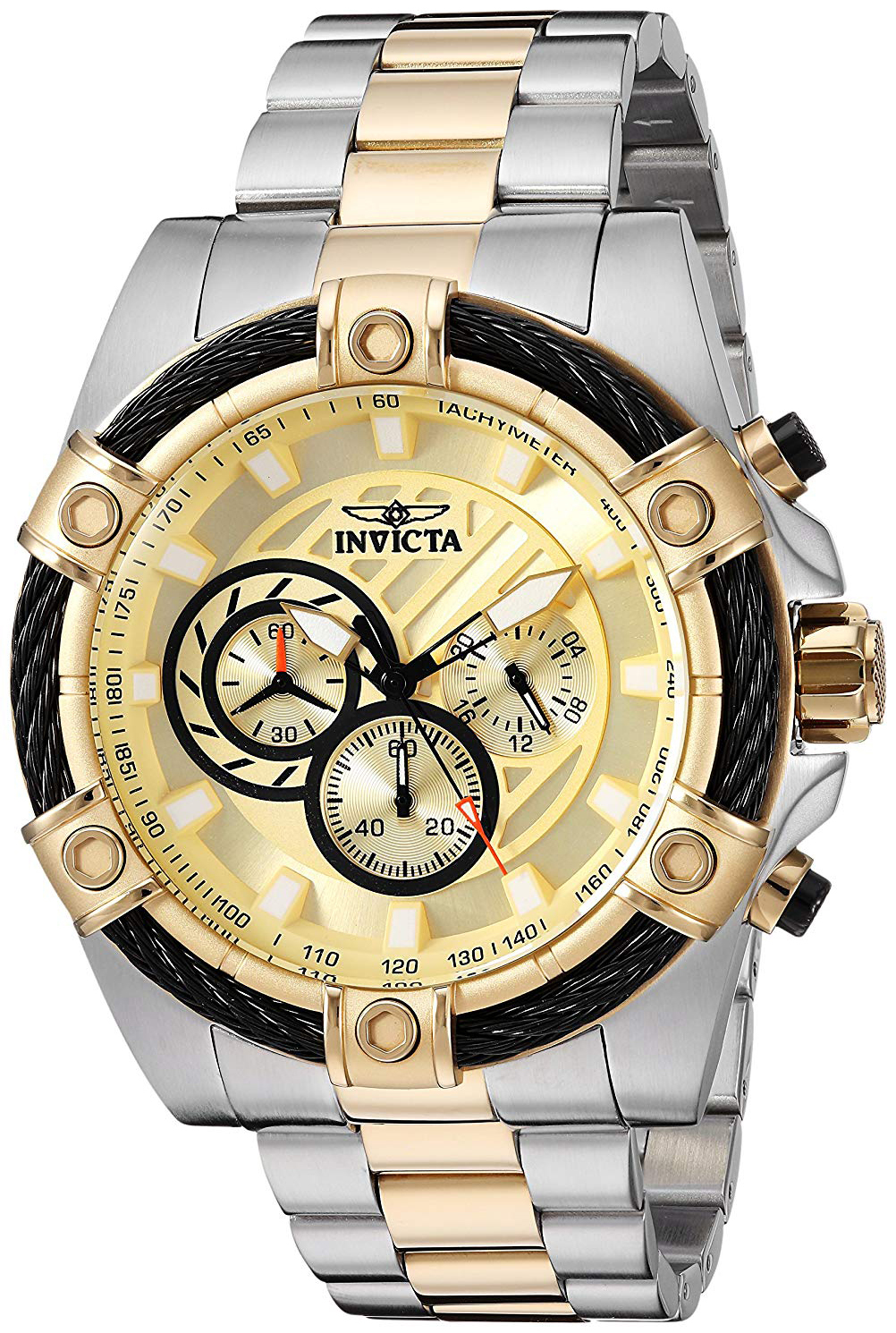 Invicta Herrklocka 25518 Bolt Guld/Gulguldtonat stål Ø52 mm