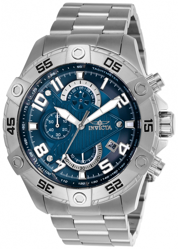 Invicta Herrklocka 26094 Blå/Stål Ø48 mm