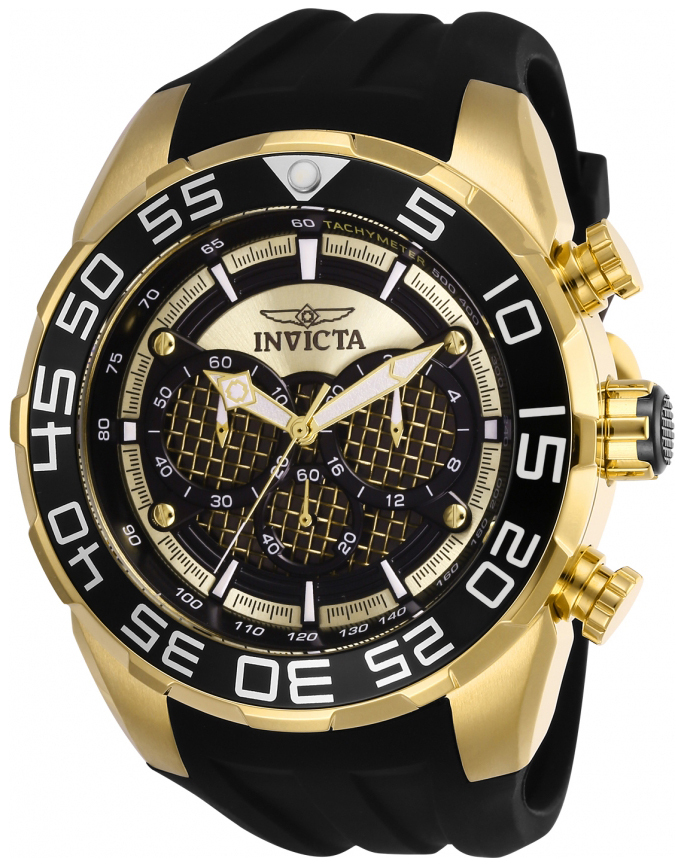 Invicta Herrklocka 26301 Speedway Svart/Gummi Ø50 mm - Invicta