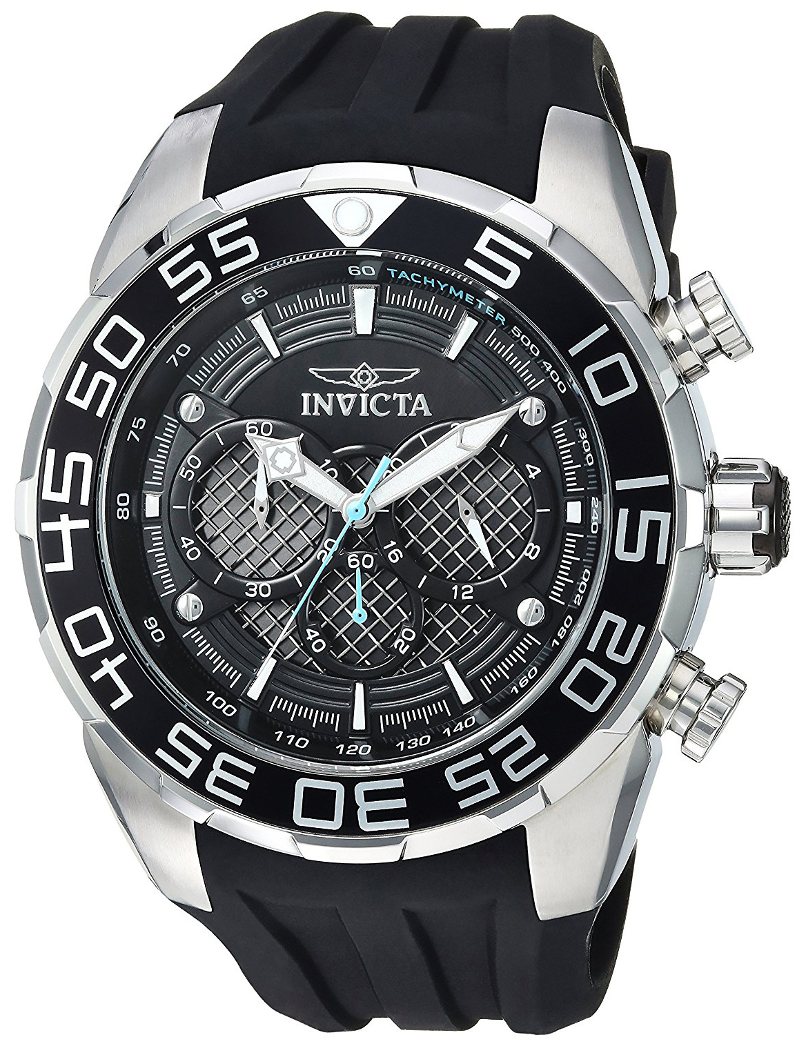 Invicta Herrklocka 26314 Speedway Svart/Gummi Ø50 mm - Invicta