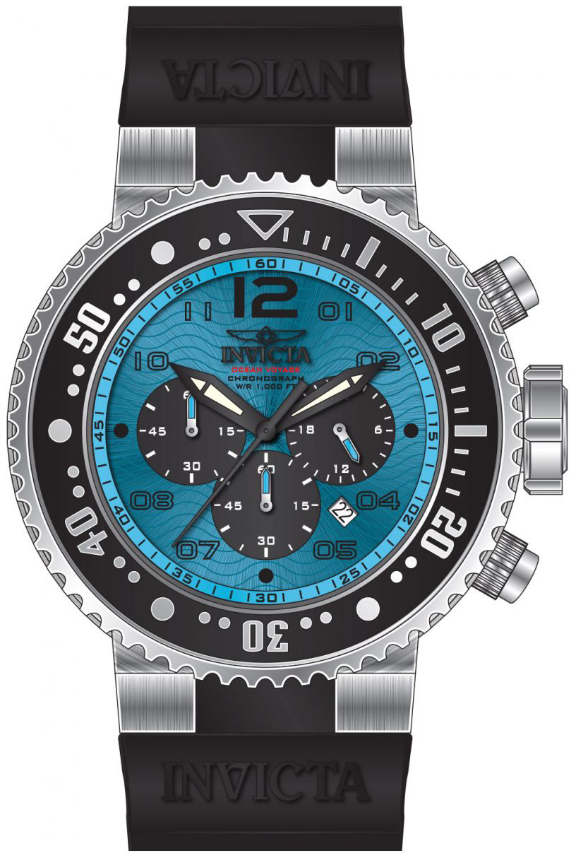 Invicta Herrklocka 26735 Pro Diver Blå/Gummi Ø52 mm