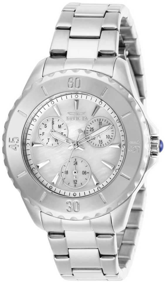 Invicta Damklocka 29106 Angel Vit/Stål Ø38 mm - Invicta