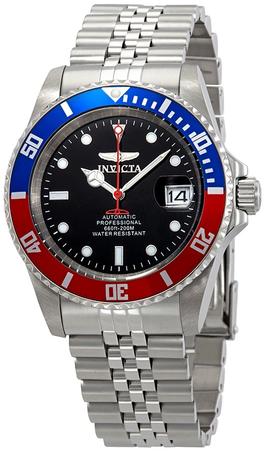 Invicta Herrklocka 29176 Pro Diver Svart/St&aring;l &Oslash;42 mm