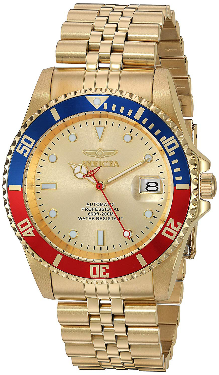 Invicta Herrklocka 29183 Pro Diver Guld/Gulguldtonat stål Ø42 mm - Invicta
