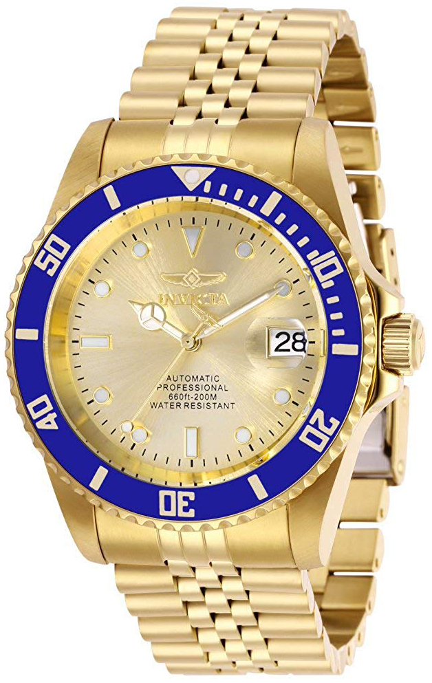 Invicta Herrklocka 29185 Pro Diver Champagnefärgad/Gulguldtonat - Invicta