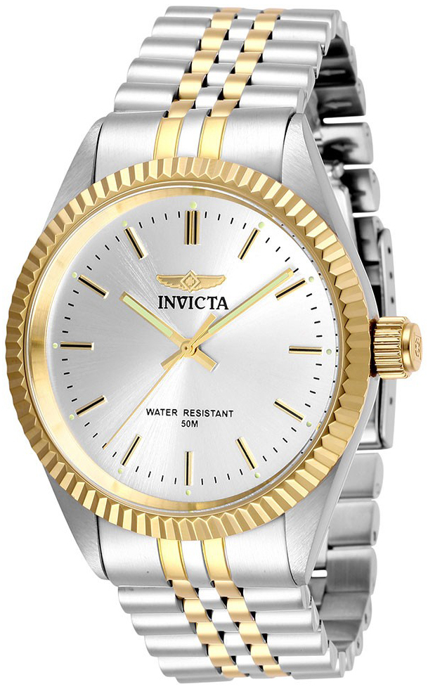 Invicta Herrklocka 29378 Specialty Silverf&auml;rgad/Gulguldtonat st&aring;l