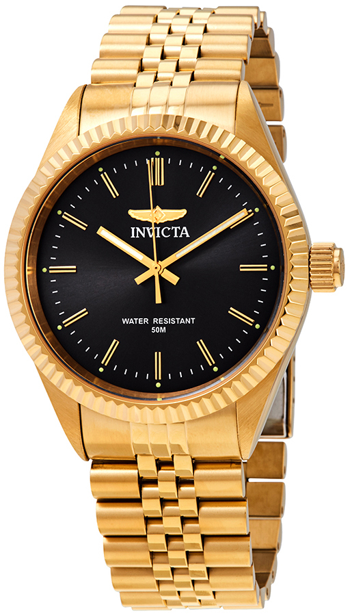 Invicta Herrklocka 29383 Specialty Gr&aring;/Gulguldtonat st&aring;l &Oslash;43 mm