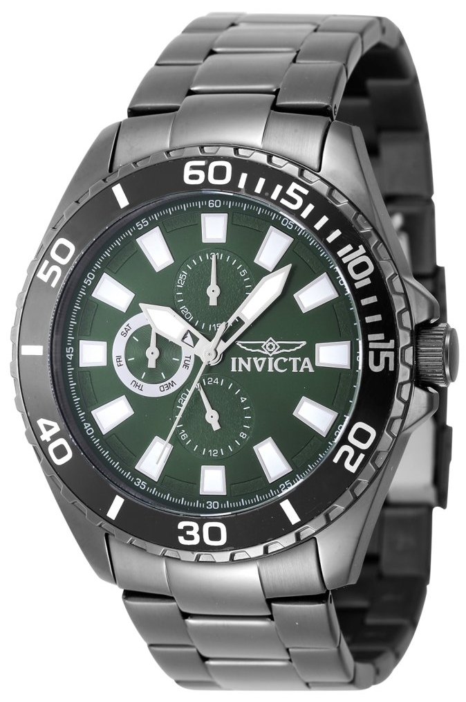 Invicta Herrklocka 29930 Pro Diver Grön/Stål Ø46 mm - Invicta