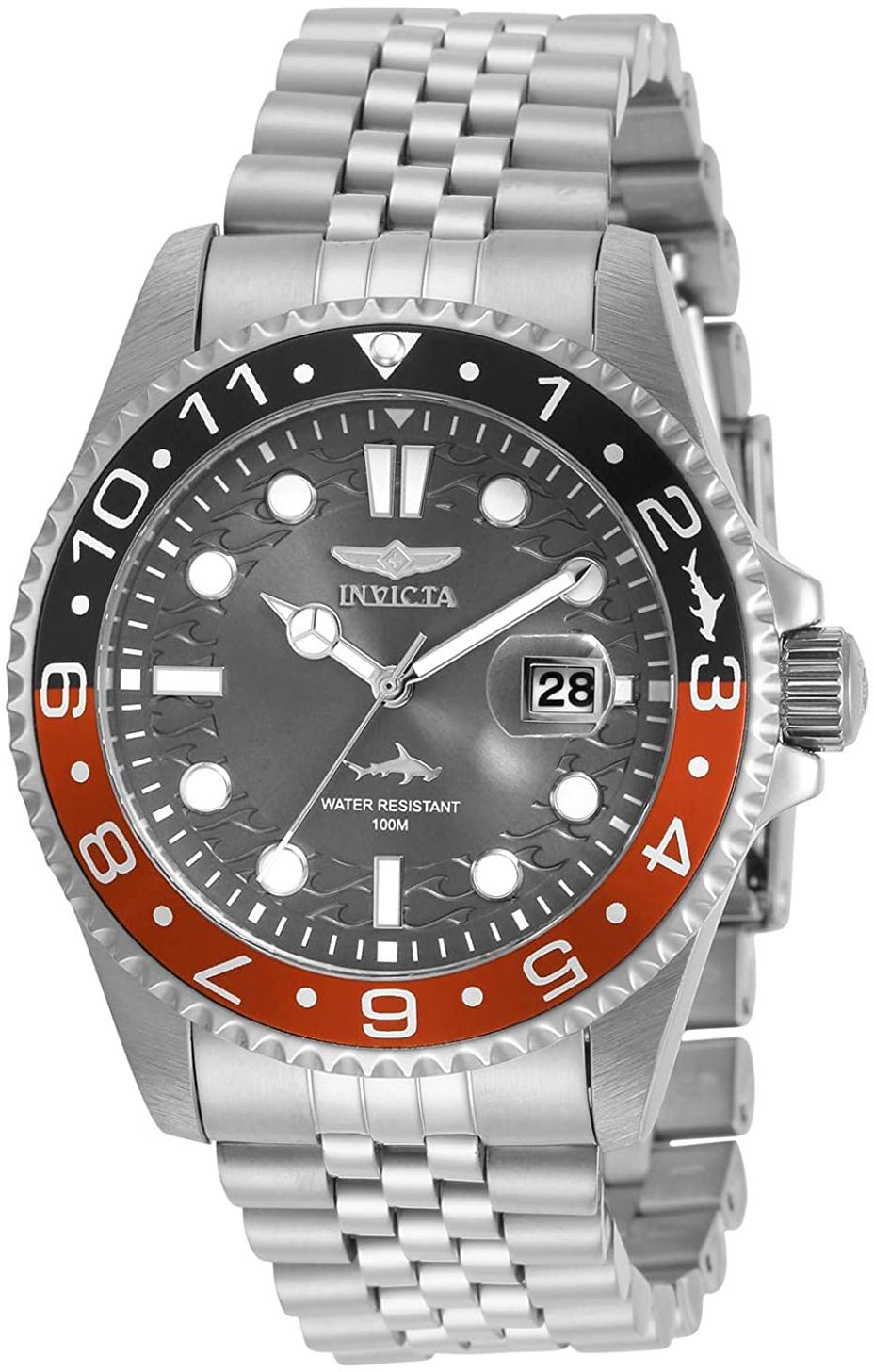 Invicta Herrklocka 30621 Pro Diver Gr&aring;/St&aring;l &Oslash;43 mm