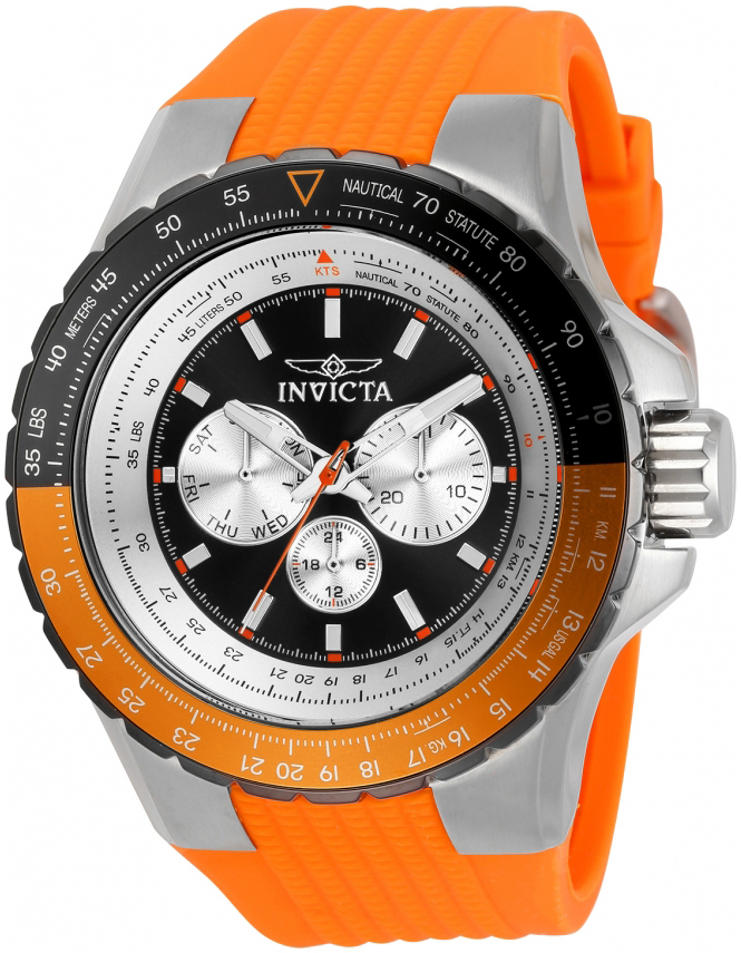 Invicta Herrklocka 33035 Flerfärgad/Gummi Ø50 mm - Invicta