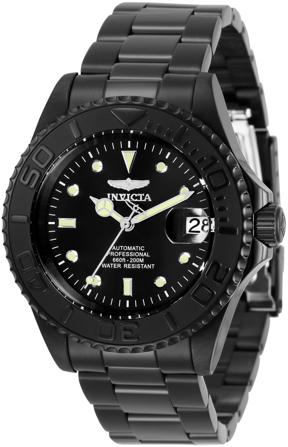 Invicta Herrklocka 33052 Pro Diver Svart/St&aring;l &Oslash;40 mm