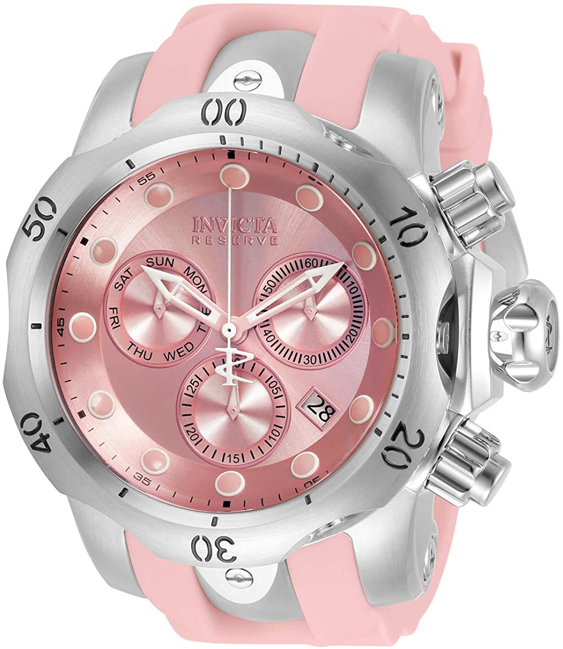Invicta Herrklocka 33239 Rosa/Gummi Ø53.7 mm - Invicta