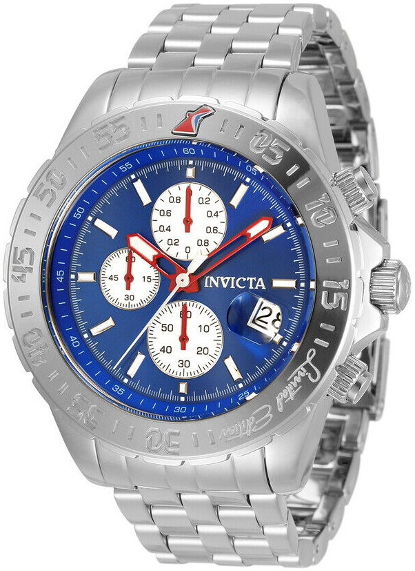 Invicta Herrklocka 33501 Aviator Blå/Stål Ø47 mm - Invicta