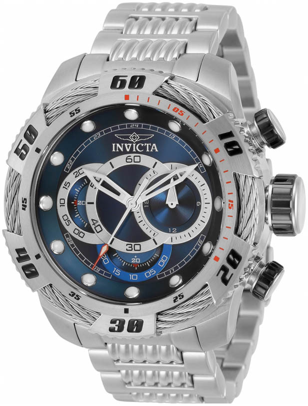 Invicta Herrklocka 34159 Speedway Blå/Stål Ø50 mm - Invicta