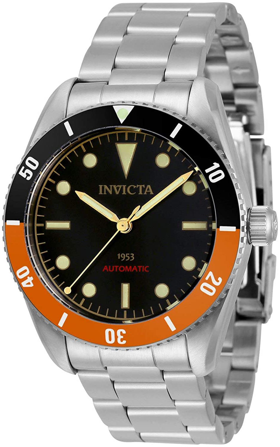 Invicta Herrklocka 34336 Pro Diver Svart/Stål Ø40 mm - Invicta