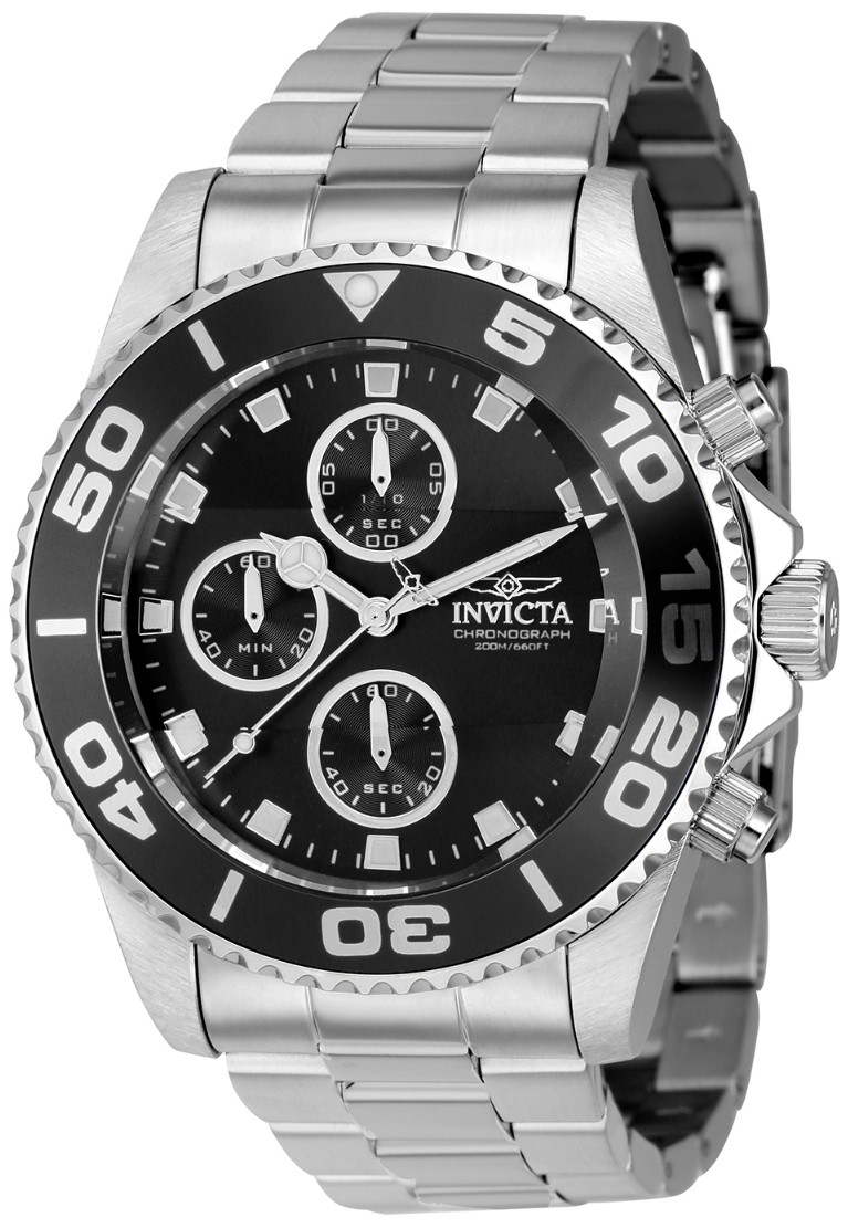 Invicta Herrklocka 43405 Pro Diver Svart/Stål Ø43 mm - Invicta