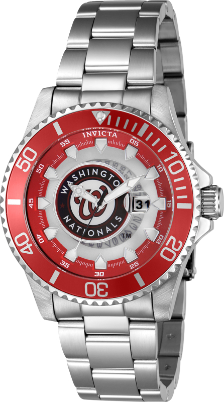 Invicta Herrklocka 43483 MLB Röd/Stål Ø47 mm - Invicta