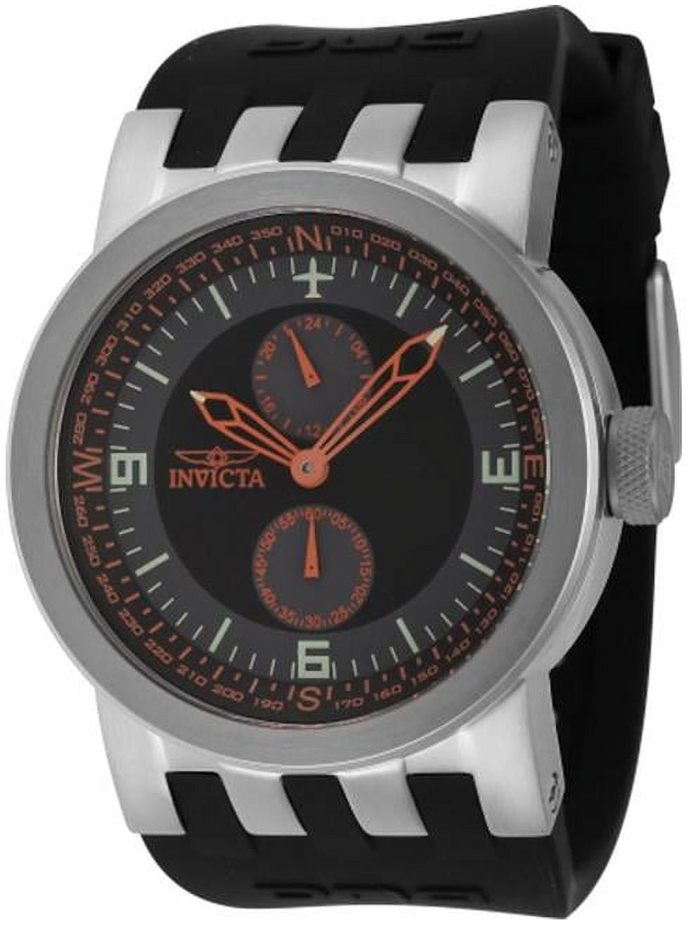 Invicta Herrklocka 44226 Dna Svart/Gummi Ø46 mm