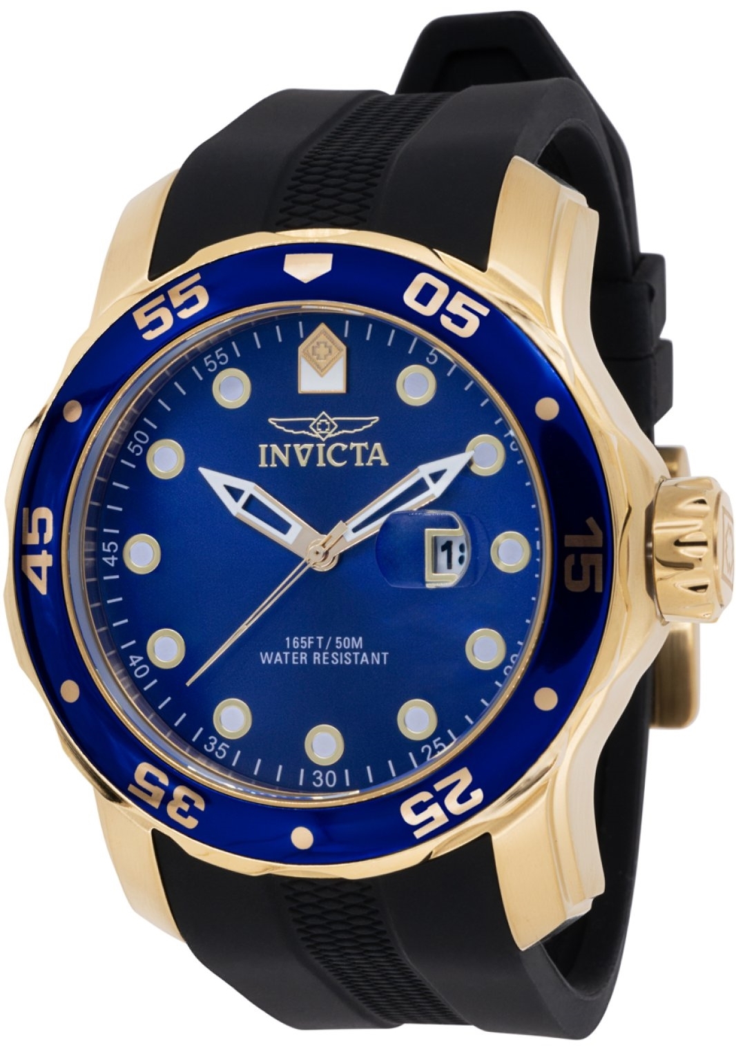 Invicta Herrklocka 45737 Pro Diver Blå/Gummi Ø48 mm - Invicta