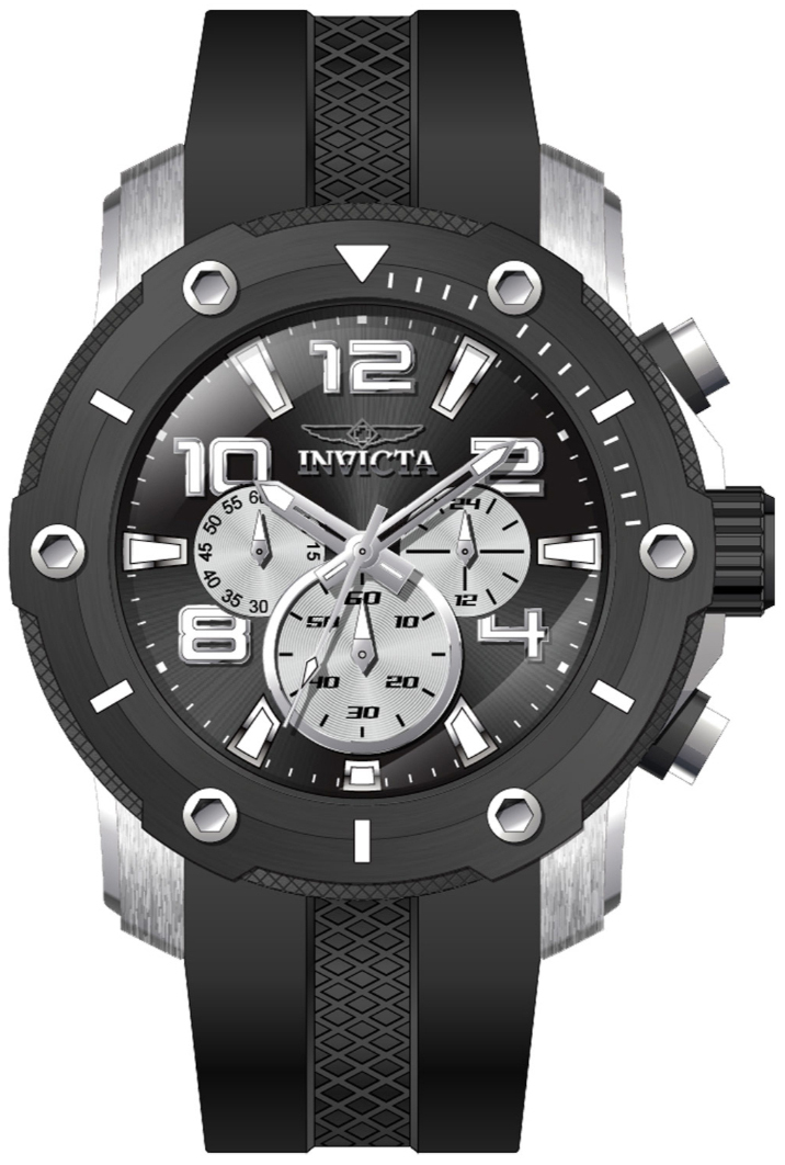 Invicta Herrklocka 45739 Pro Diver Svart/Gummi Ø51.5 mm - Invicta