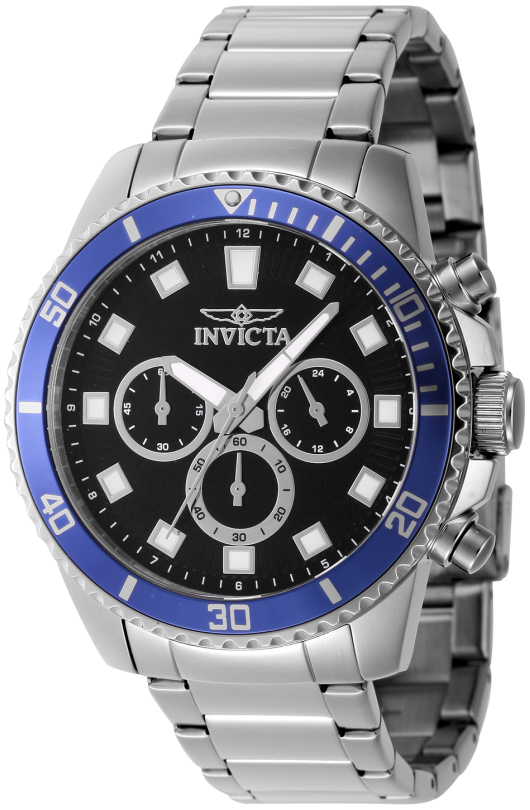 Invicta Herrklocka 46052 Pro Diver Svart/Stål Ø45 mm - Invicta