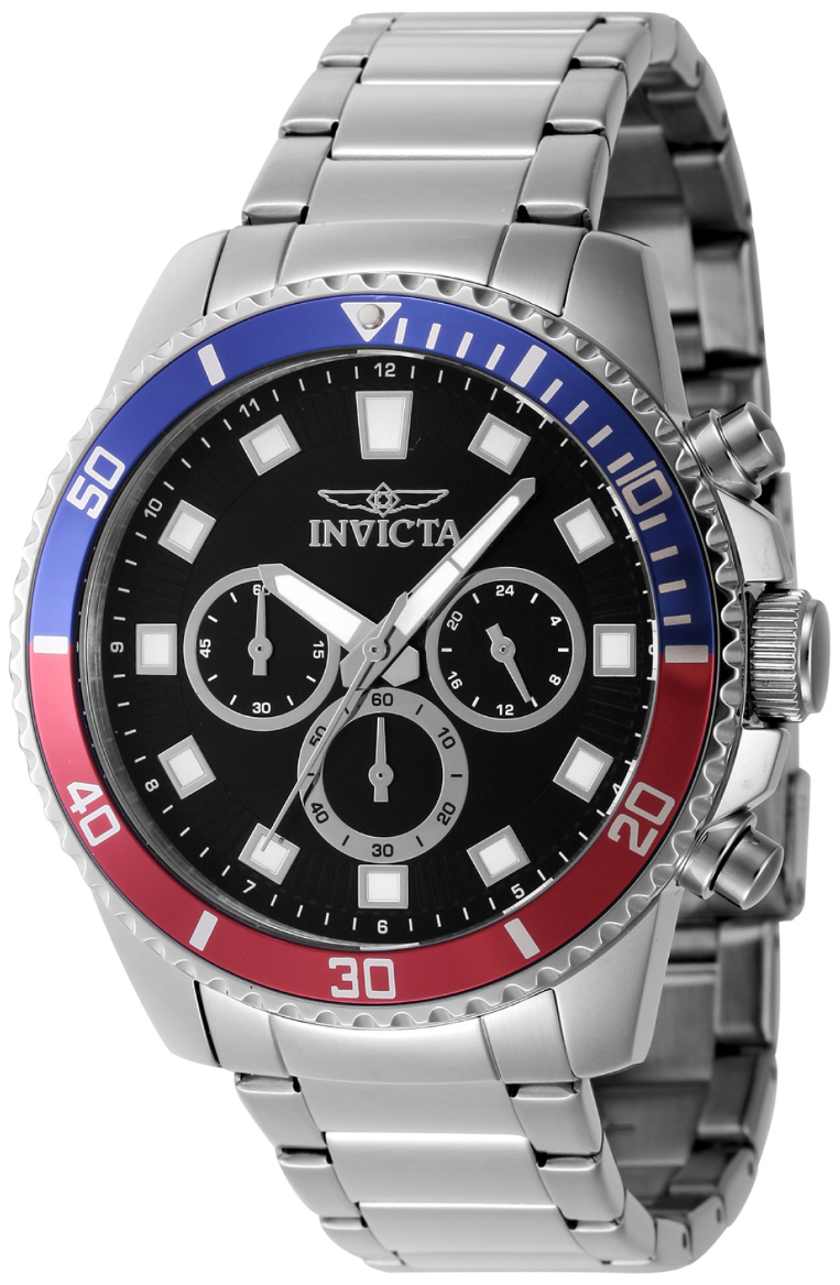 Invicta Herrklocka 46053 Pro Diver Svart/Stål Ø45 mm - Invicta