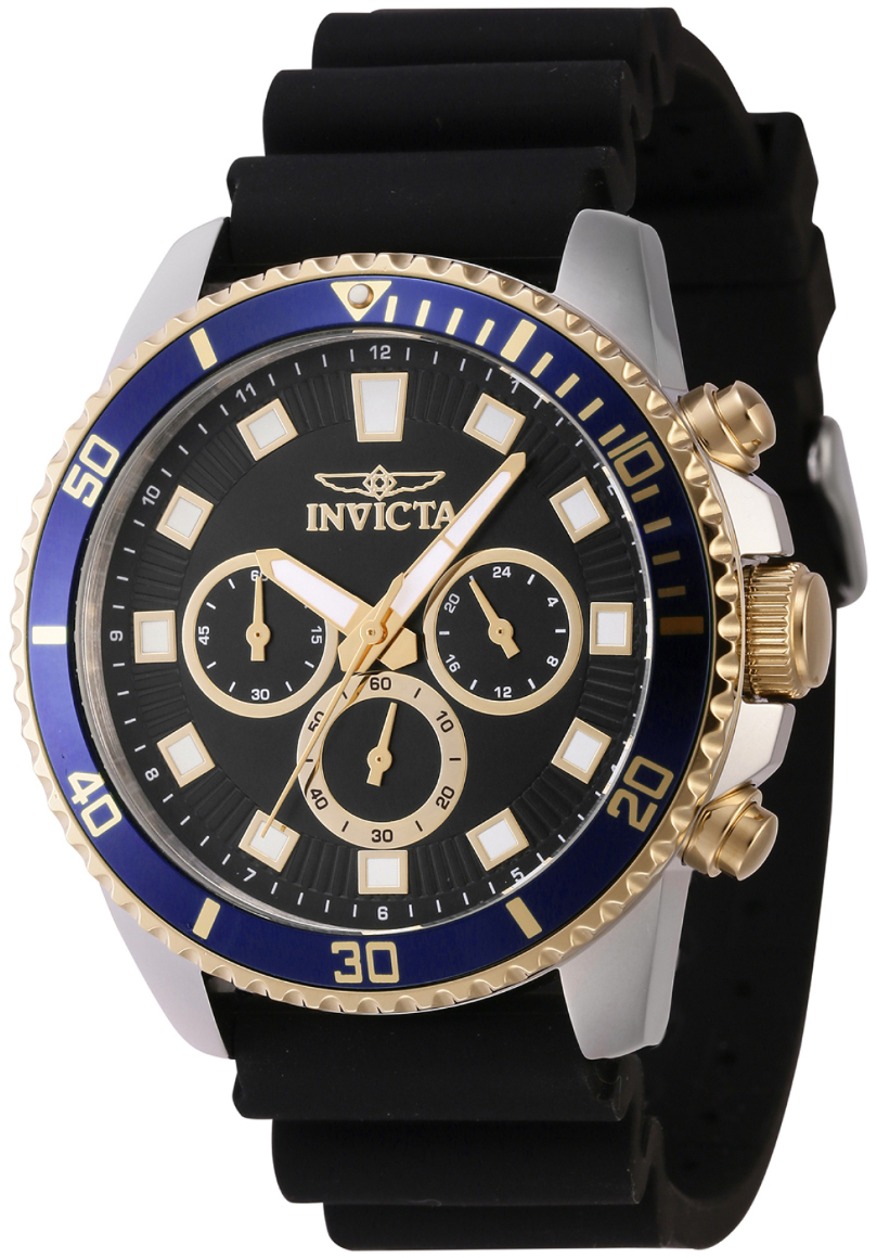 Invicta Herrklocka 46121 Pro Diver Svart/Gummi Ø45 mm - Invicta