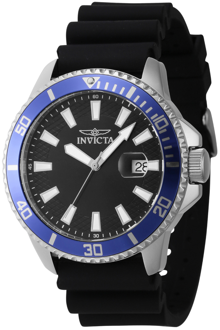 Invicta Herrklocka 46130 Pro Diver Svart/Gummi Ø45 mm - Invicta