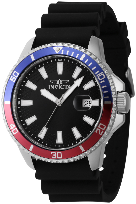 Invicta Herrklocka 46131 Pro Diver Svart/Gummi Ø45 mm - Invicta