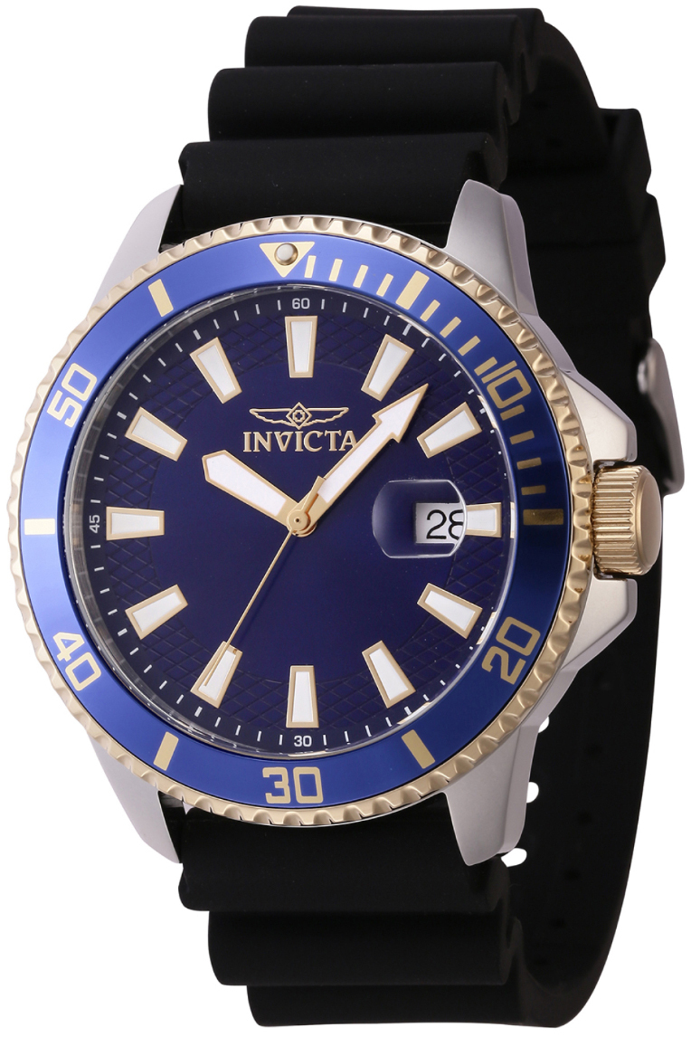 Invicta Herrklocka 46133 Pro Diver Blå/Gummi Ø45 mm - Invicta
